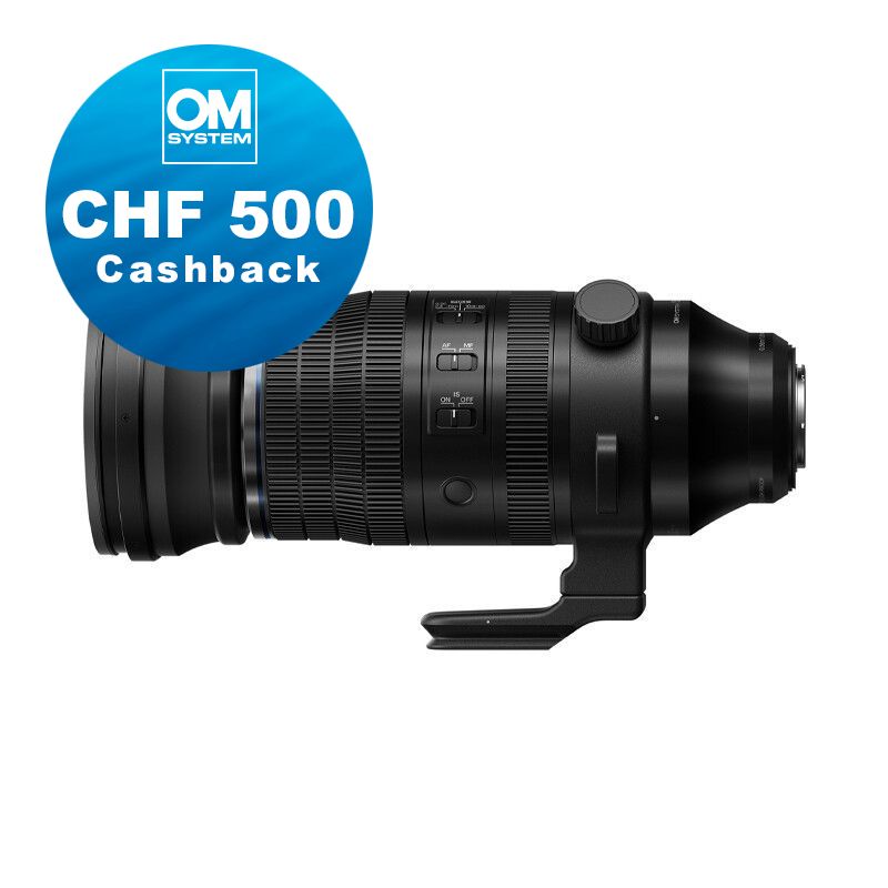 OM System M.Zuiko 150-600mm 5.0-6.3 IS ED - CHF 500 Cashback
