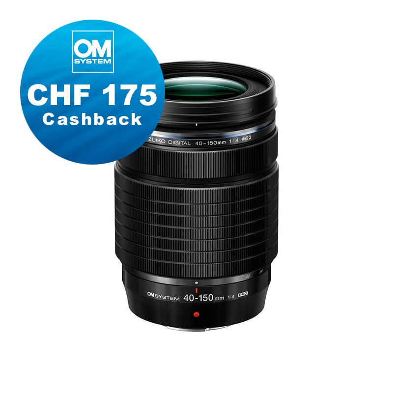 OM System M.Zuiko 40-150mm 4.0 Pro - CHF 175 Cashback