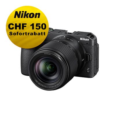 Nikon Z30 Kit mit 18-140mm 3.5-6.3 VR - ''Swiss Garantie'' - inkl. CHF 150 Sofortrabatt