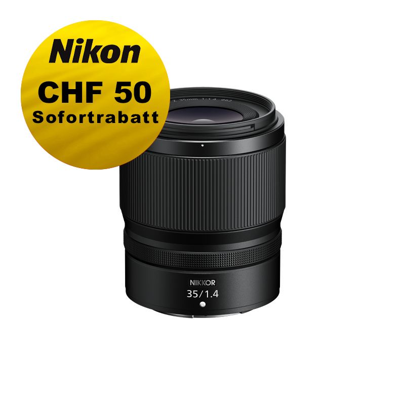 Nikon Z 35mm 1.4 - ''Swiss Garantie'' - inkl. CHF 50 Sofortrabatt
