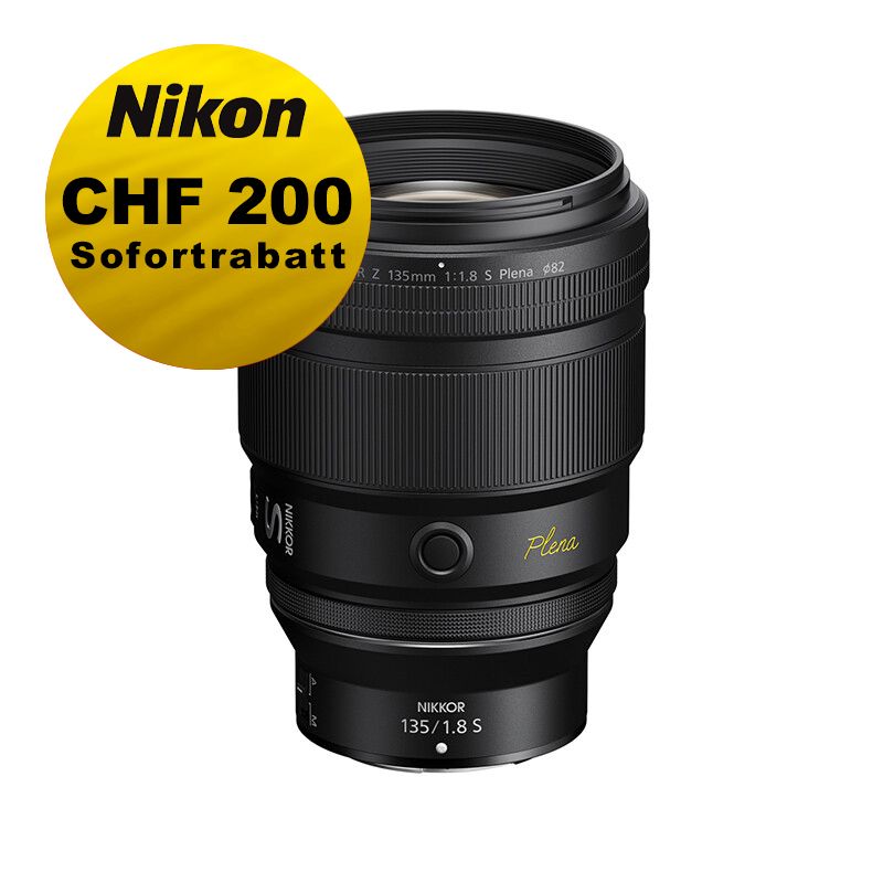 Nikon Z 135mm 1.8 S Plena - ''Swiss Garantie'' - inkl. CHF 200 Sofortrabatt