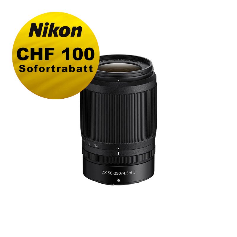 Nikon Z 50-250mm 4.5-6.3 VR DX - ''Swiss Garantie'' - inkl. CHF 100 Sofortrabatt