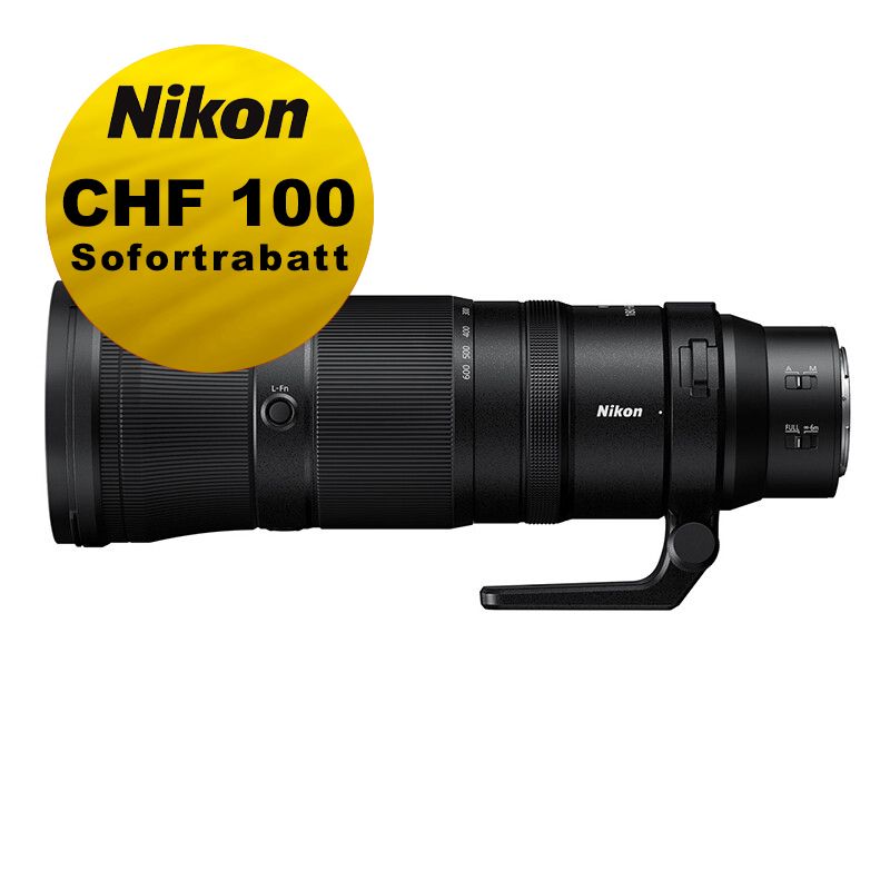 Nikon Z 180-600mm 5.6-6.3 VR - ''Swiss Garantie'' - inkl. CHF 100 Sofortrabatt