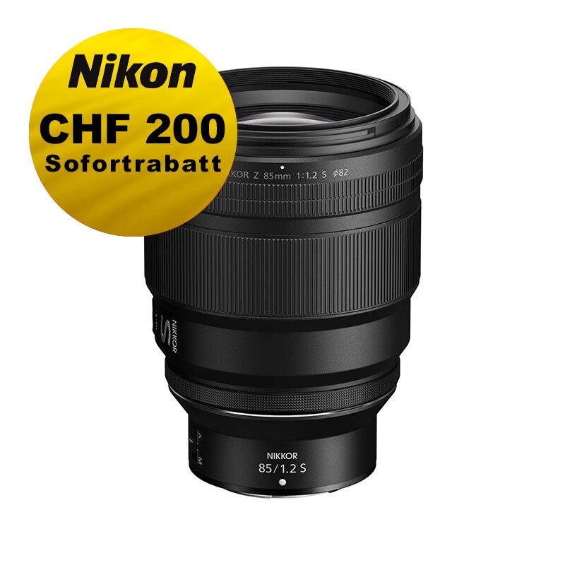 Nikon Z 85mm 1.2 S - ''Swiss Garantie'' - inkl. CHF 200 Sofortrabatt