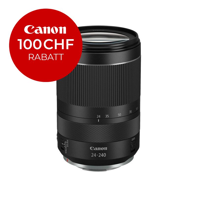 Canon RF 24-240mm 4-6.3 IS USM - ''Premium Garantie'' - inkl. CHF 100 Sofortrabatt
