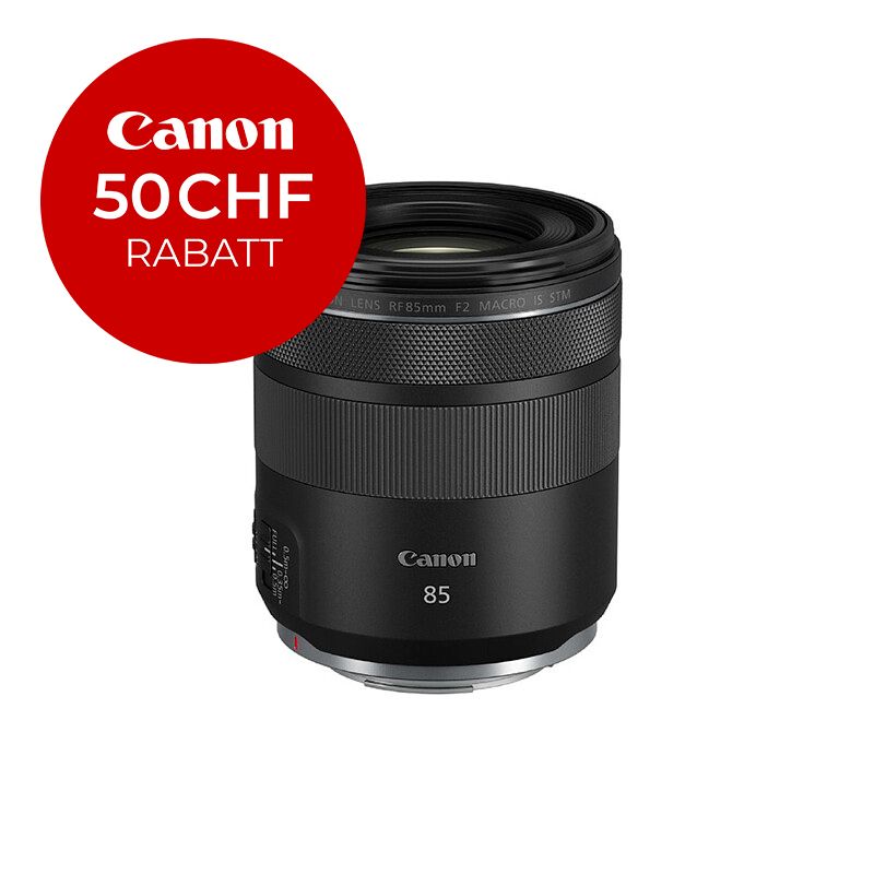 Canon RF 85mm 2.0 Macro IS STM - inkl. CHF 50 Sofortrabatt