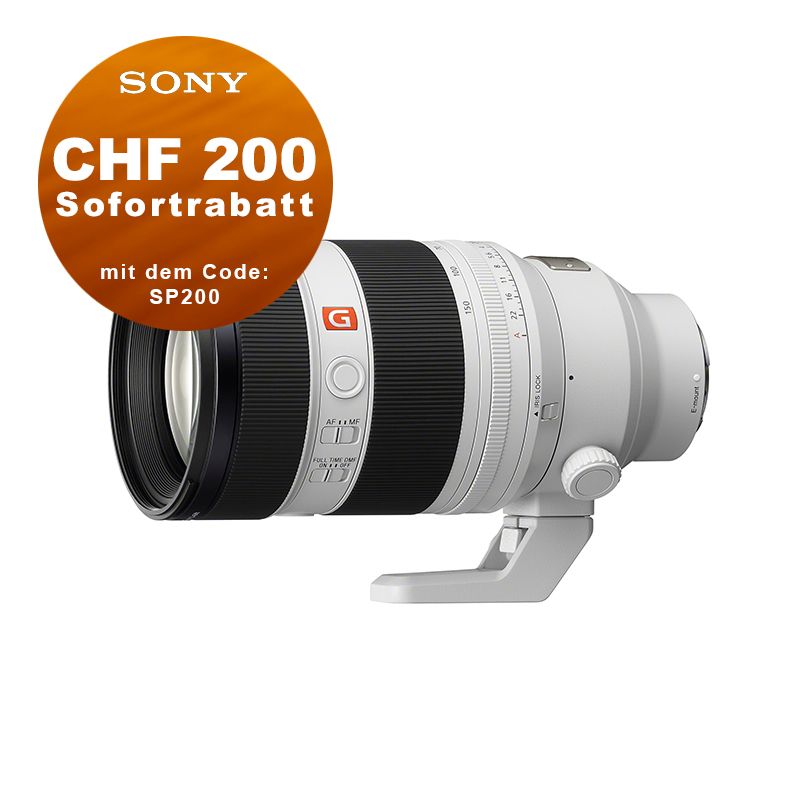 Sony FE 50-150mm 2.0 GM - ''4 Jahre Garantie'' - CHF 200 Sofortrabatt mit Code SP200
