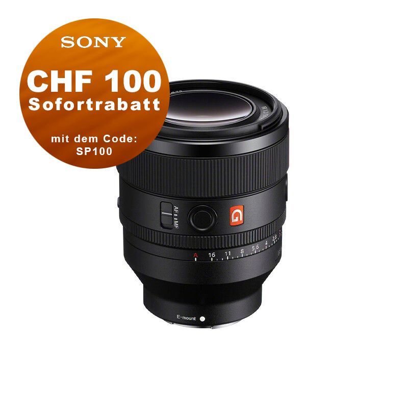 Sony FE 50mm 1.2 GM - ''4 Jahre Garantie'' - CHF 100 Sofortrabatt mit Code SP100
