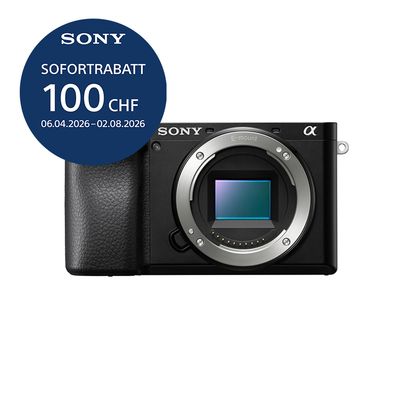 Sony A6100 A Gehäuse - inkl. CHF 100 Sofortrabatt Sony A6100 A Gehäuse - inkl. CHF 100 Sofortrabatt