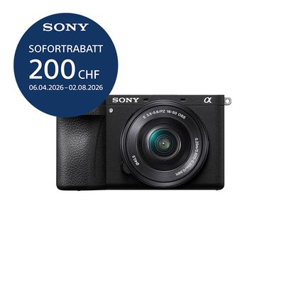 Sony A6700 Kit mit 16-50mm - ''4 Jahre Garantie'' - inkl. CHF 200 Sofortrabatt Sony A6700 Kit mit 16-50mm - ''4 Jahre Garantie'' - inkl. CHF 200 Sofortrabatt