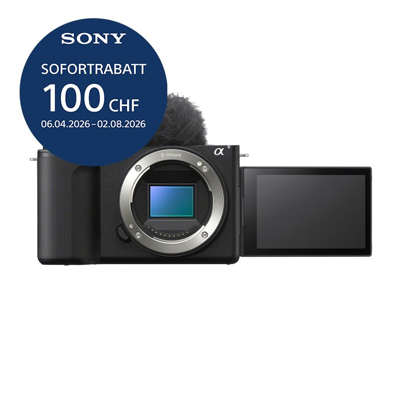 Sony ZV-E10 II Gehäuse - ''4 Jahre Garantie'' - inkl. CHF 100 Sofortrabatt