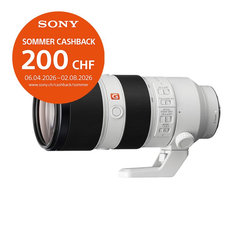 Sony FE 70-200mm 2.8 GM OSS - ''4 Jahre Garantie'' - CHF 200 Cashback