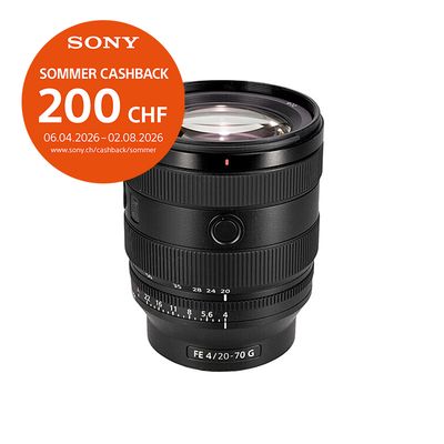 Sony FE 20-70mm 4.0 G - ''4 Jahre Garantie'' - CHF 200 Cashback