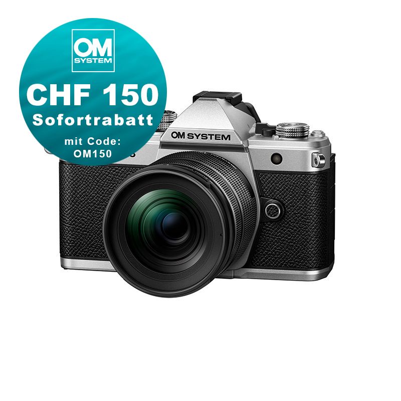 OM System OM-3 (silver) Kit mit ED 12-45mm - CHF 150.- Rabatt mit Code: OM150