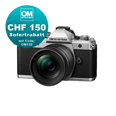 OM System OM-3 (silver) Kit mit ED 12-45mm - CHF 150.- Rabatt mit Code: OM150