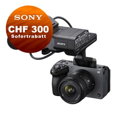 Sony FX30 Cinema Line + XLR Griffeinheit - ''4 Jahre Garantie'' - inkl. CHF 300 Sofortrabatt