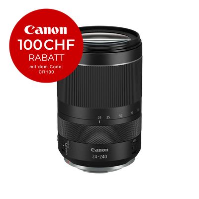 Canon RF 24-240mm 4-6.3 IS USM - ''Premium Garantie'' - CHF 100 Rabatt mit Code CR100
