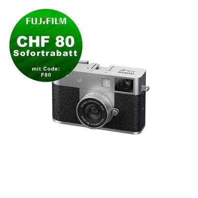 Fujifilm X-HF1 (silver) - ''Swiss Garantie'' - CHF 80 Rabatt mit Code F80 Fujifilm X-HF1 (silver) - ''Swiss Garantie'' - CHF 80 Rabatt mit Code F80
