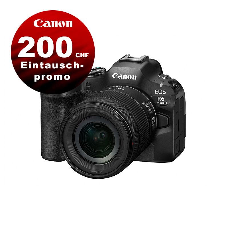 Canon EOS R6 Mark III Kit mit 24-105mm 4-7.1 - ''Premium Garantie'' - CHF 200 Eintauschprämie