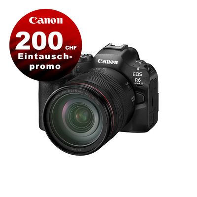 Canon EOS R6 Mark III Kit mit 24-105mm 4.0 - ''Premium Garantie'' - CHF 200 Eintauschprämie