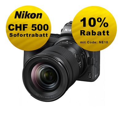 Nikon Z6 II Kit mit 24-120mm 4.0 - ''Swiss Garantie'' - inkl. CHF 500 Sofortrabatt