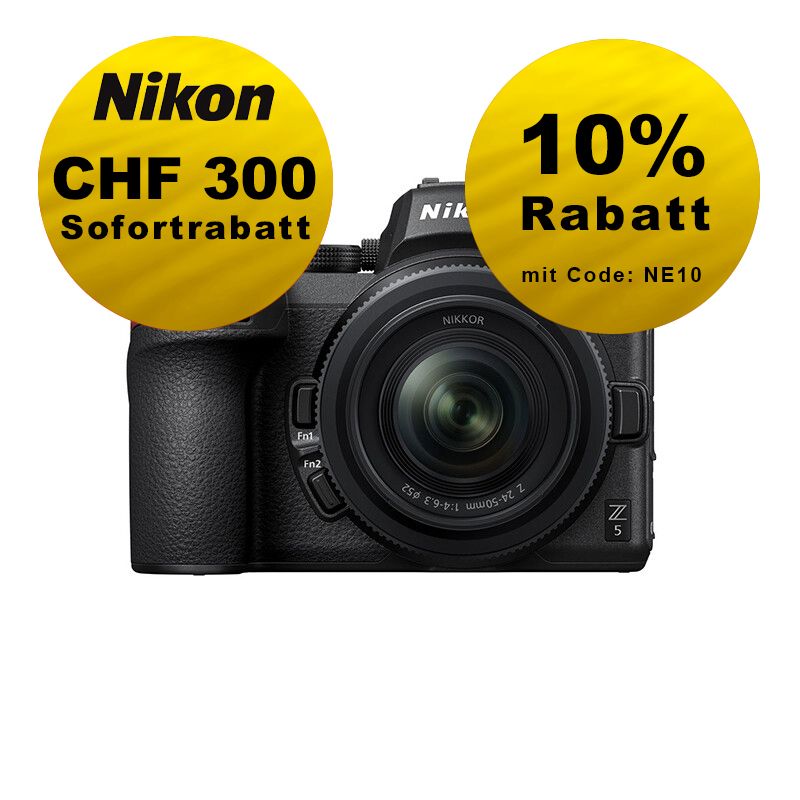 Nikon Z5 Kit mit 24-50mm 4.0-6.3 - ''Swiss Garantie'' - inkl. CHF 300 Sofortrabatt