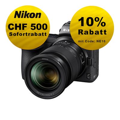 Nikon Z7 II Kit mit 24-70mm 4.0 - ''Swiss Garantie'' - inkl. CHF 500 Sofortrabatt