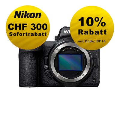 Nikon Z7 II Gehäuse - ''Swiss Garantie'' - inkl. CHF 300 Sofortrabatt