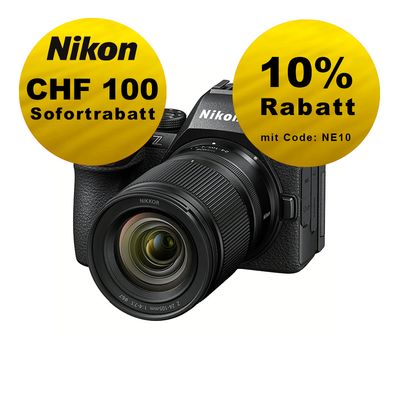 Nikon Z5II Kit mit 24-105mm 4-7.1 - ''Swiss Garantie'' - inkl. CHF 100 Sofortrabatt
