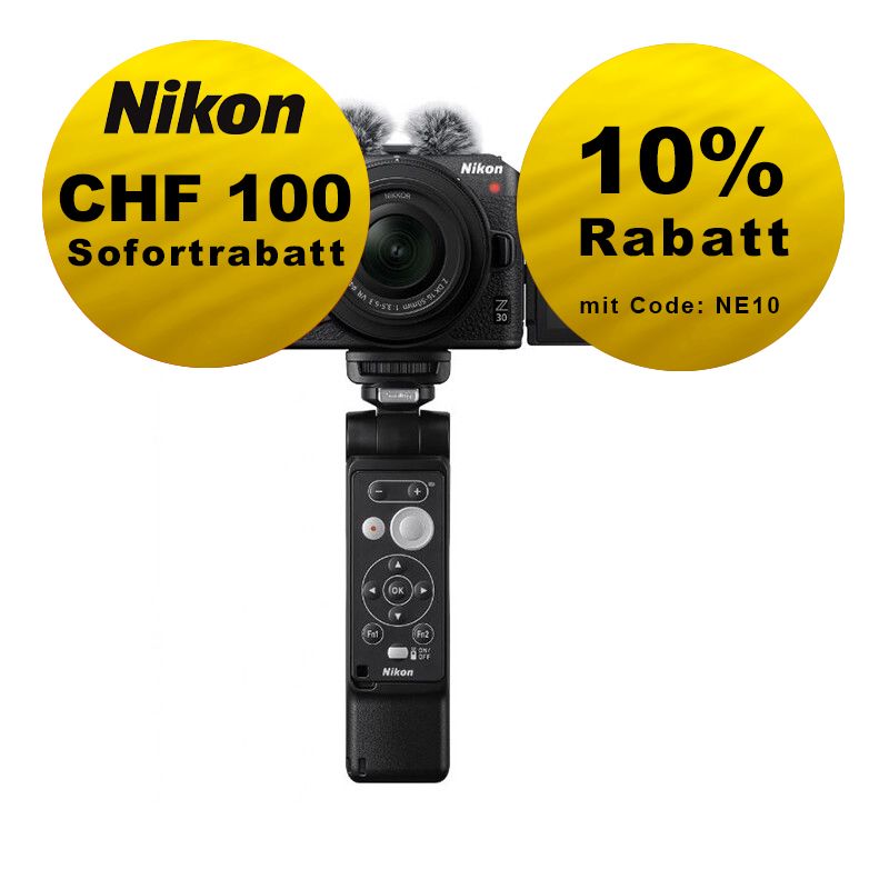 Nikon Z30 Vloggerkit - ''Swiss Garantie'' - inkl. CHF 100 Sofortrabatt