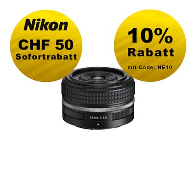 Nikon Z 28mm 2.8 SE - ''Swiss Garantie'' - inkl. CHF 50 Sofortrabatt