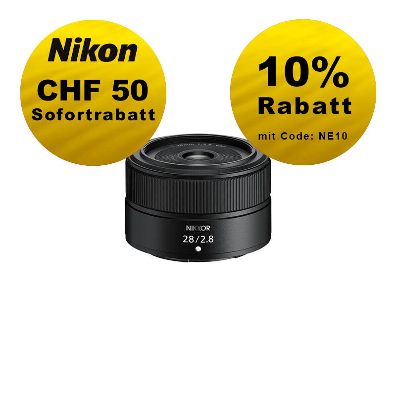 Nikon Z 28mm 2.8 - ''Swiss Garantie'' - inkl. CHF 50 Sofortrabatt