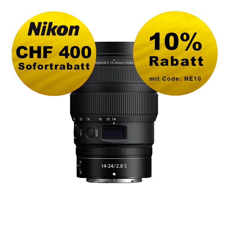 Nikon Z 14-24mm 2.8 S - ''Swiss Garantie'' - inkl. CHF 400 Sofortrabatt