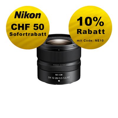 Nikon Z 12-28mm 3.5-5.6 PZ VR DX - ''Swiss Garantie'' - inkl. CHF 50 Sofortrabatt