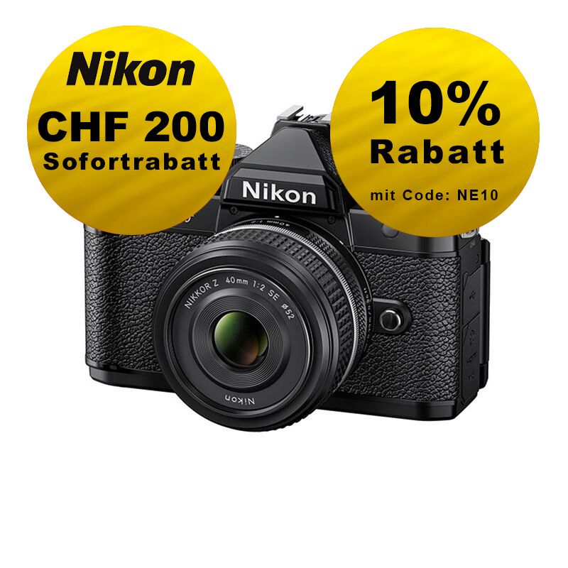 Nikon Z f  (schwarz) Kit mit 40mm 2.0 SE - ''Swiss Garantie'' - inkl. CHF 200 Sofortrabatt