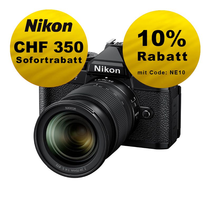 Nikon Z f (schwarz) Kit mit 24-70mm 4.0 - ''Swiss Garantie'' - inkl. CHF 350 Sofortrabatt