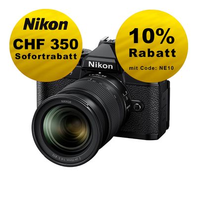 Nikon Z f (schwarz) Kit mit 24-70mm 4.0 - ''Swiss Garantie'' - inkl. CHF 350 Sofortrabatt