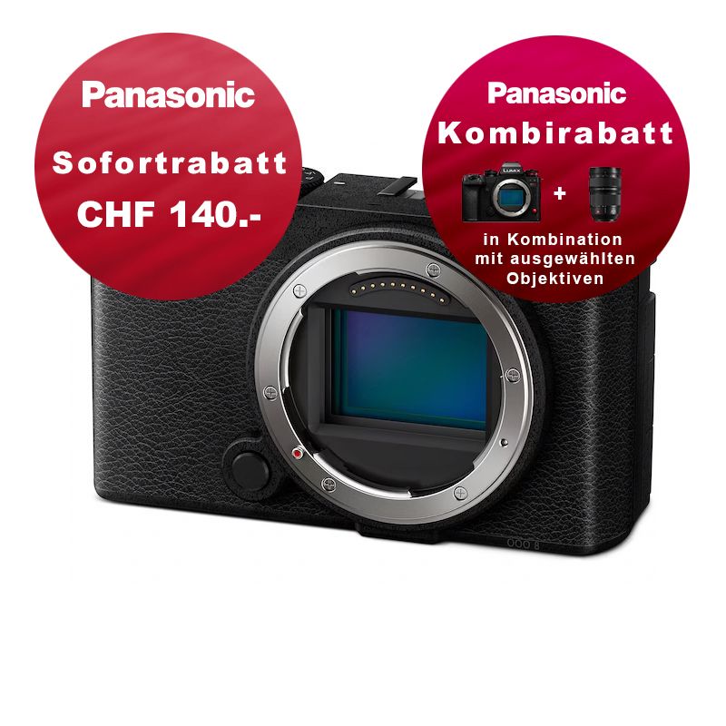 Panasonic S9 Gehäuse schwarz - inkl. CHF 140 Sofortrabatt & Kombirabatt Panasonic S9 Gehäuse schwarz - inkl. CHF 140 Sofortrabatt & Kombirabatt