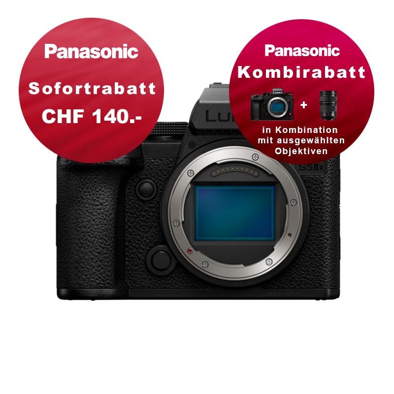 Panasonic S5 Mark II X Gehäuse - inkl. CHF 140 Sofortrabatt &amp; Kombirabatt