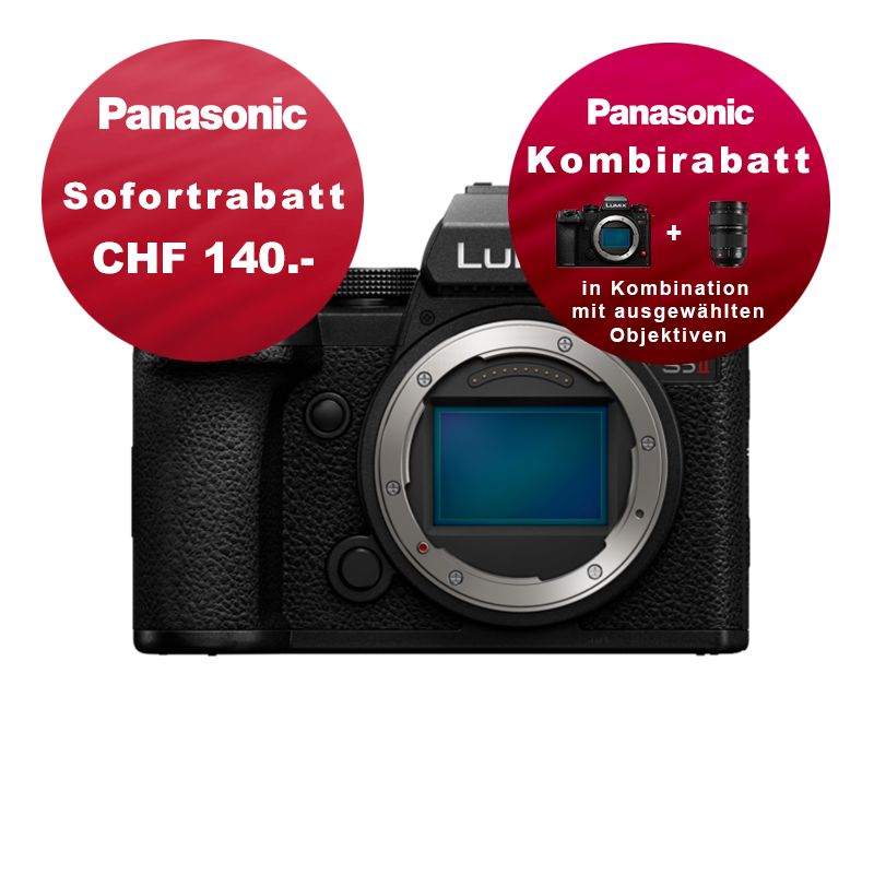 Panasonic S5 Mark II Gehäuse - inkl. CHF 140 Sofortrabatt &amp; Kombirabatt
