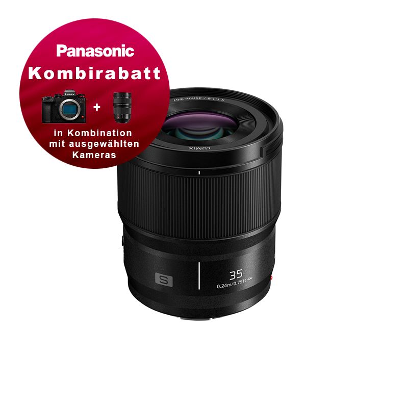 Panasonic S 35mm 1.8 - CHF 140 Kombirabatt Panasonic S 35mm 1.8 - CHF 140 Kombirabatt
