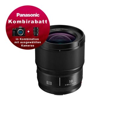 Panasonic S 18mm 1.8 - CHF 140 Kombirabatt