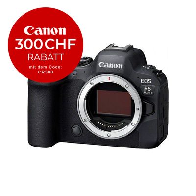 Canon EOS R6 Mark II Gehäuse - ''Premium Garantie'' - CHF 300 Rabatt mit Code CR300