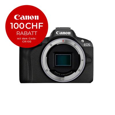 Canon EOS R50 Gehäuse - CHF 100 Rabatt mit Code CR100