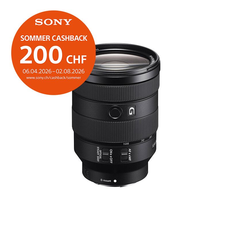 Sony FE 24-105mm 4.0 G OSS - ''4 Jahre Garantie'' - CHF 200 Cashback