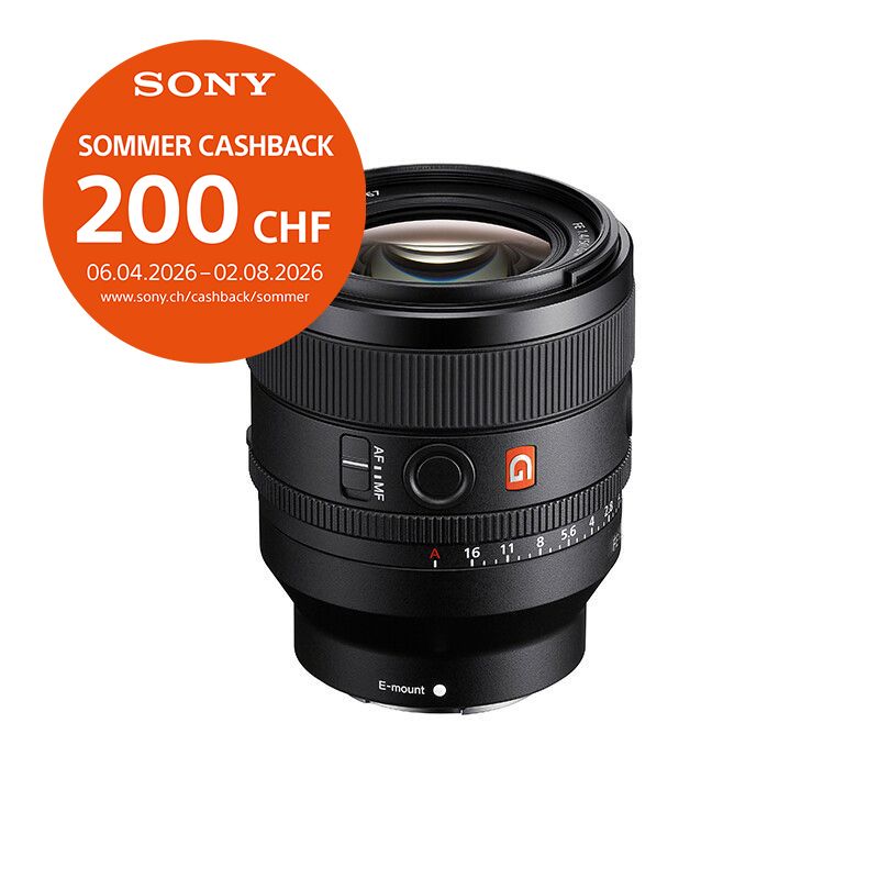 Sony FE 50mm 1.4 GM - ''4 Jahre Garantie'' - CHF 200 Cashback