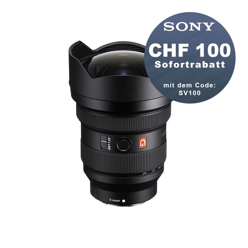 Sony FE 12-24mm 2.8 GM - ''4 Jahre Garantie'' - CHF 100 Rabatt mit Code SV100