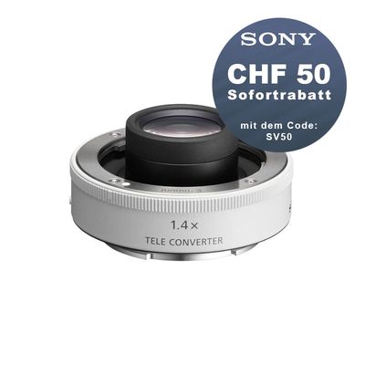 Sony SEL-14TC 1.4x Telekonverter - CHF 50 Rabatt mit Code SV50