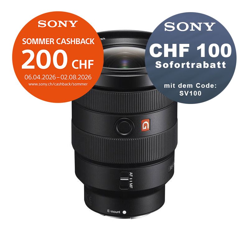 Sony FE 16-35mm 2.8 GM - ''4 Jahre Garantie'' - CHF 100 Rabatt mit Code SV100 + CHF 200 Cashback