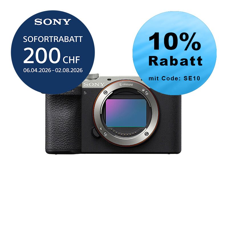 Sony A7C Mark II Gehäuse (silver) - ''4 Jahre Garantie'' - inkl. CHF 200 Sofortrabatt
